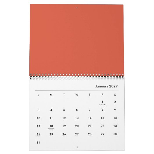 decoratie kalender (Jan 2027)