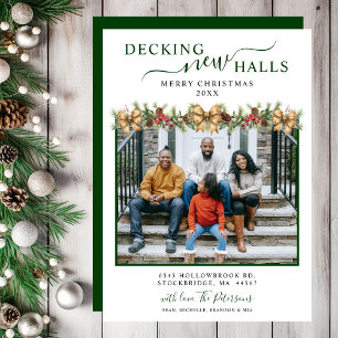 Decoratie Nieuwe Halls Foto Kerst Nieuwe Woonplaat Aankondiging
