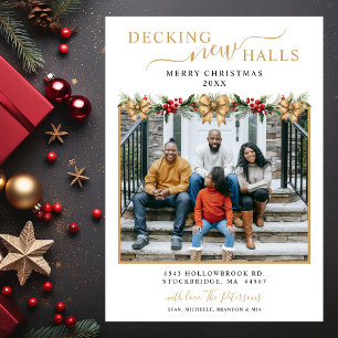 Decoratie Nieuwe Halls Foto Kerst Nieuwe Woonplaat Aankondiging