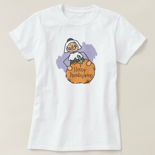 Decoratie Thanksgiving pelgrim T-shirt (Design voorkant)