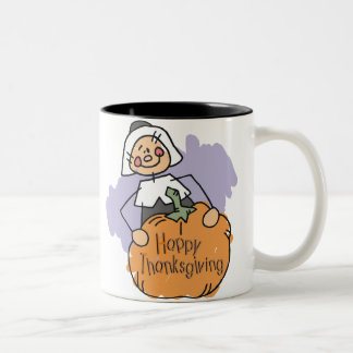 Decoratie Thanksgiving pelgrim Tweekleurige Koffiemok