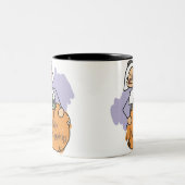 Decoratie Thanksgiving pelgrim Tweekleurige Koffiemok (Center)