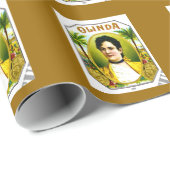  DECORATIE VAN CIGAR BOX-SEAL CADEAUPAPIER (Rol Hoek)