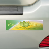 Decoratie van de 30e bruiloft Jubileum Partij Bumpersticker (Op auto)