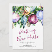 Decoratie van nieuwe hallen Kerstballen Nieuw huis Feestdagenkaart (Voorkant)