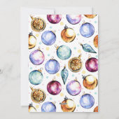 Decoratie van nieuwe hallen Kerstballen Nieuw huis Feestdagenkaart (Achterkant)