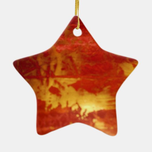 decoratie van rode en gouden keramische stoffen (Achterkant)