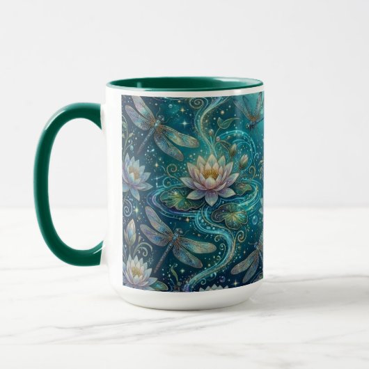decoratie van schimeria mok (Links)