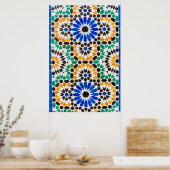 decoratie van tegels in het paleis Bahia (Keuken)