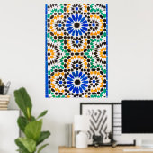 decoratie van tegels in het paleis Bahia (Thuiskantoor)
