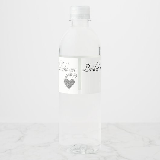 decoratie van vrijgezellenfeest waterfles etiket (Achterkant)