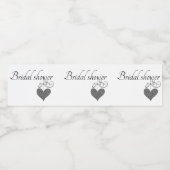 decoratie van vrijgezellenfeest waterfles etiket (Enkel label)