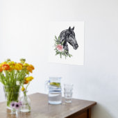 Decoratie van zwarte paardenbloemen (Laag (Keuken))