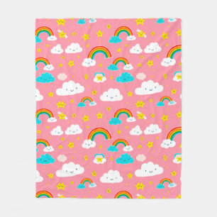 Decoratie voor de babykamer, comfortgeschenk voor  fleece deken