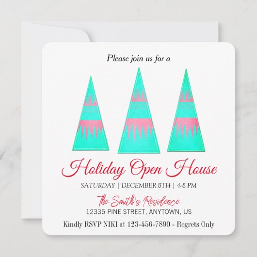 Decoratie voor de kerstboom Kerstkaart (Voorkant)