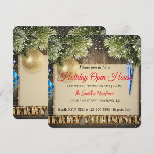 Decoratie voor de kerstboomvakantiekaart feestdagenkaart