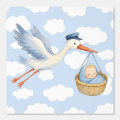 Decoratie voor de kraamafdeling voor de komst van  behang (Voorkant)