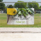 Decoratie voor de Sukkah Happy Sukkot Banner (Insitu)