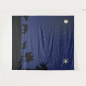 Decoratie voor kerststal of kerstspel wandkleed (Voorkant (horizontaal))