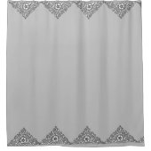 -decoratie-wijnbloem douchegordijn (Voorkant)