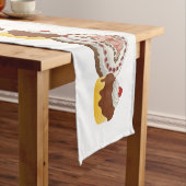 decoratieafdeling korte tafelloper (Voorbeeld)