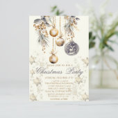  Decoratieballen Sneeuwvlokken Bedrijf Kaart (Staand voorkant)