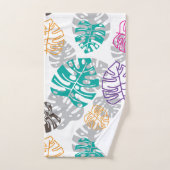 decoratieblad badhanddoekset bad handdoek (Handdoek)