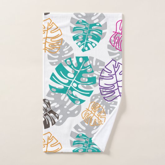 decoratieblad badhanddoekset bad handdoek (Handdoek)