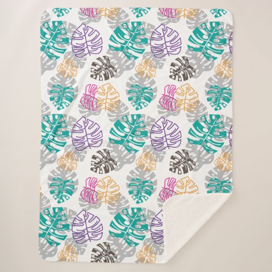 decoratieblad sherpa deken (Voorkant)