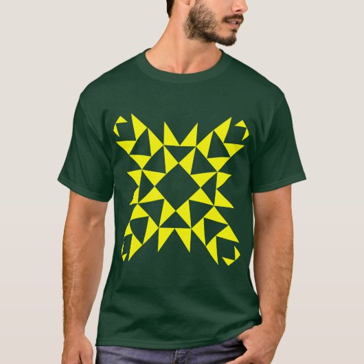 Decoratief 01 - Geel T-shirt (Voorkant)