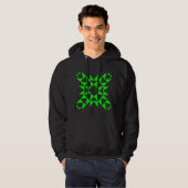 Decoratief 01 - Groen Hoodie (Voorkant volledig)