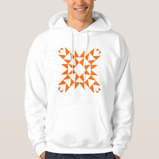 Decoratief 01 - Oranje Hoodie (Voorkant)
