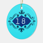 Decoratief 18 keramisch ornament (Links)