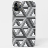 Decoratief 3D hexagons Patroon Case-Mate iPhone Case (Achterkant)