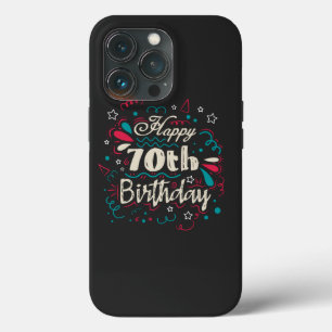 Decoratief 70e verjaardag Case-Mate iPhone case