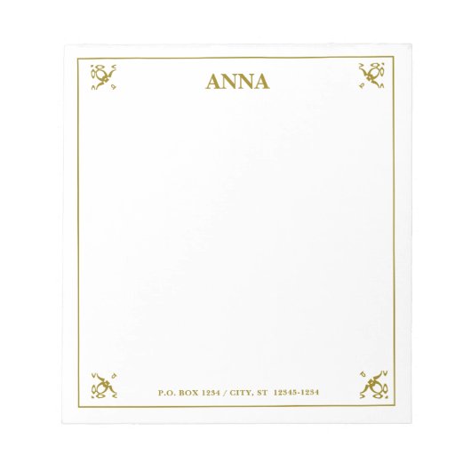 Decoratief aangepast Notitieblok (Voorkant)