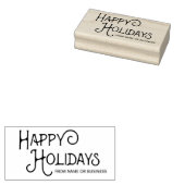 Decoratief aangepast Prettige feestdagen Rubber Ar Rubberstempel (Gestempeld)