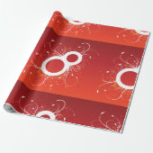 Decoratief acht-omslagpapier cadeaupapier (Uitgerold)