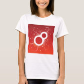 Decoratief acht vrouwen T-Shirt (Voorkant)