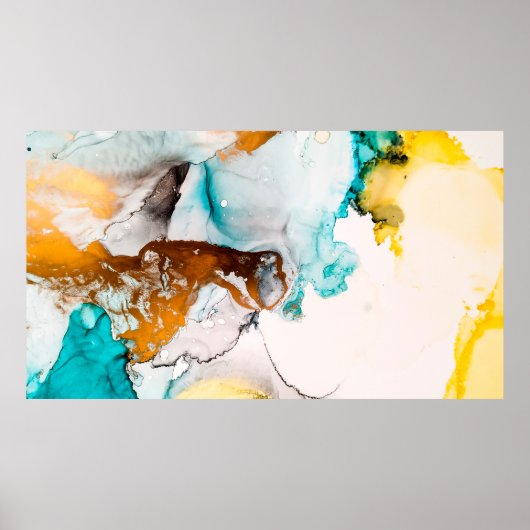 Decoratief Afbeelding. Decoratieve verf. Alcohol I Poster (Voorkant)