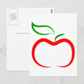 Decoratief Apple Briefkaart (Voorkant / Achterkant)