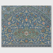  decoratief arabesk bloemenpatroon cadeaupapier (Vlak)