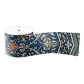  decoratief arabesk bloemenpatroon grosgrain lint (Spoel)