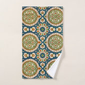 Decoratief Arabisch Bloemenpatroon Bad Handdoek (Handdoek)