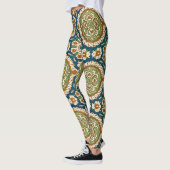 Decoratief  Arabisch Bloemenpatroon Leggings (Links)