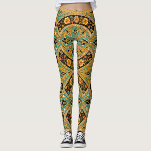 decoratief Arabisch bloemenpatroon Leggings