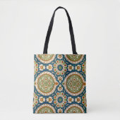 Decoratief  Arabisch Bloemenpatroon Tote Bag (Voorkant)