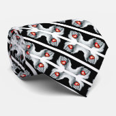 Decoratief Armani Zijde Modern Tartan Patroon Stropdas (Opgerold)