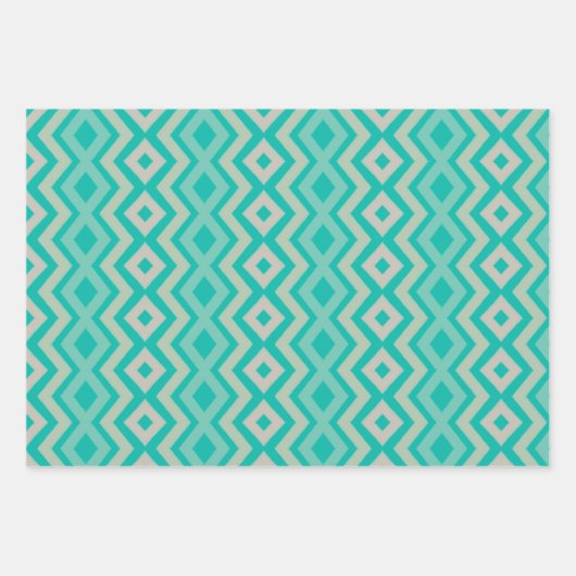 Decoratief Artsy Patterned Inpakpapier Vel (Voorkant 3)