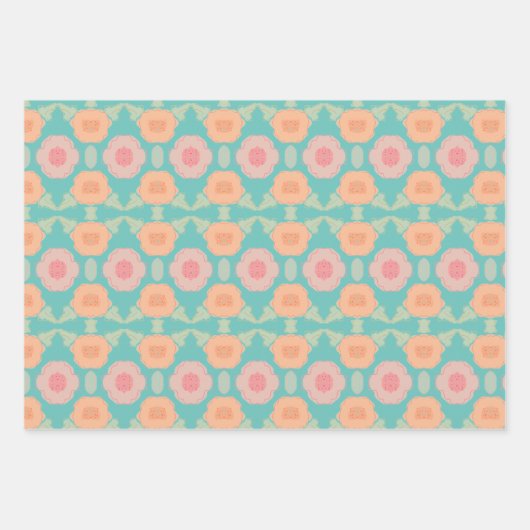 Decoratief Artsy Patterned Inpakpapier Vel (Voorkant 2)